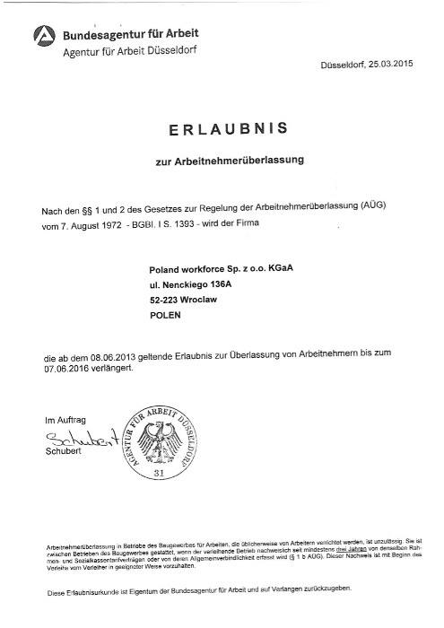 ERLAUBNIS